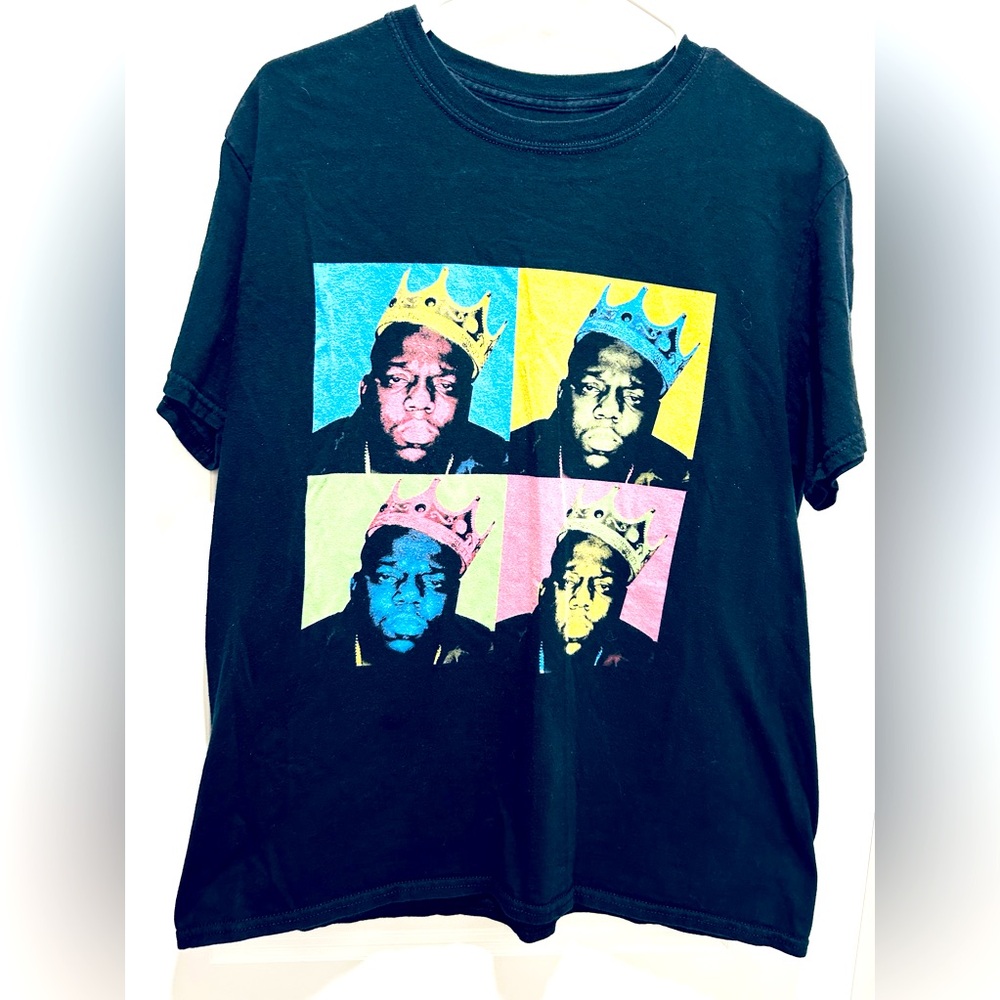 $7 or 2/$10 tshirt sale: Notorious B.I.G. Biggie Warhol Graphic Y2K T-Shirt